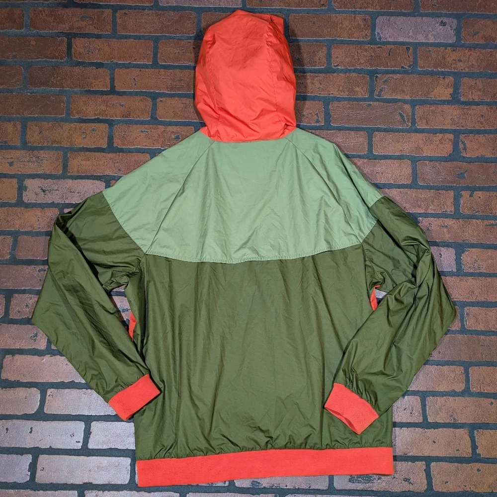 Vintage Nike Men's XXL Colorblock Hooded Windbreaker‎